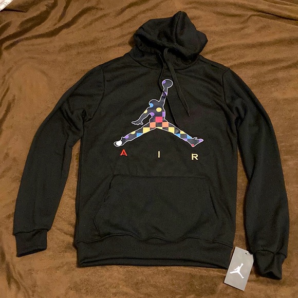 Jordan Shirts Nwt Jordan Hoodie In Black Poshmark
